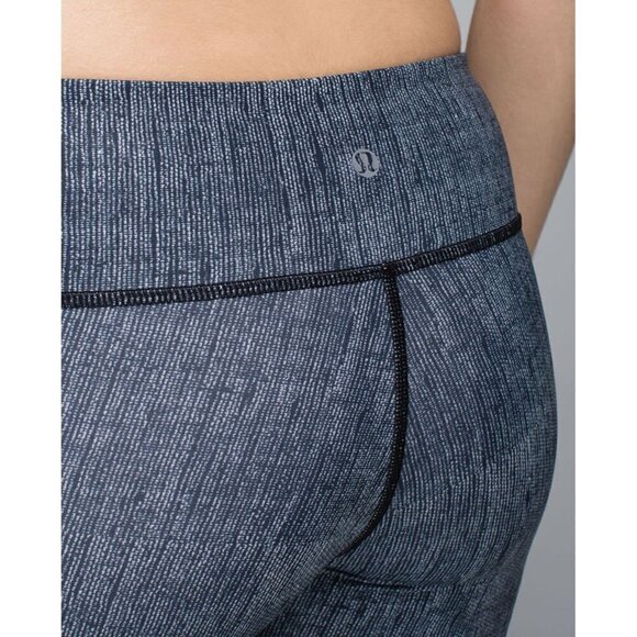 Lululemon Wunder Under Crop Leggings 4 Full On Luxtreme Burlap Black Dune Active - Picture 3 of 10